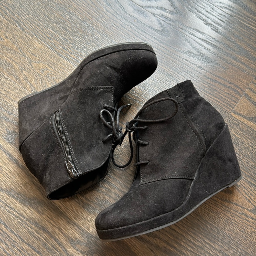 Merona wedge booties